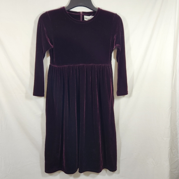 new moves velvet empire waist dark fairy midi dress womens sz 10 burgundy y2k 90 - Picture 1 of 9